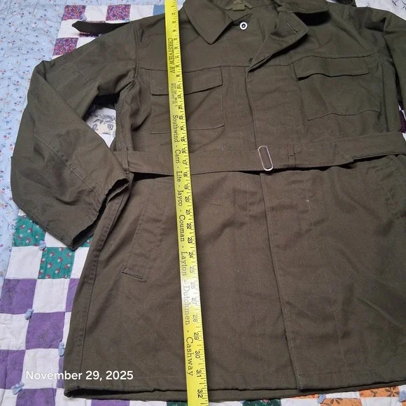Czech Republic Military OZKN Presov Field Jacket Green Belted